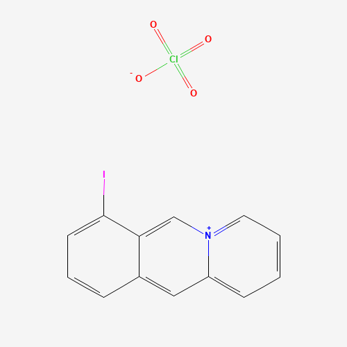 Molecular Structure of 1833-07-4 (7-Iodopyrido[1,2-b]isoquinolin-5-ium perchlorate)