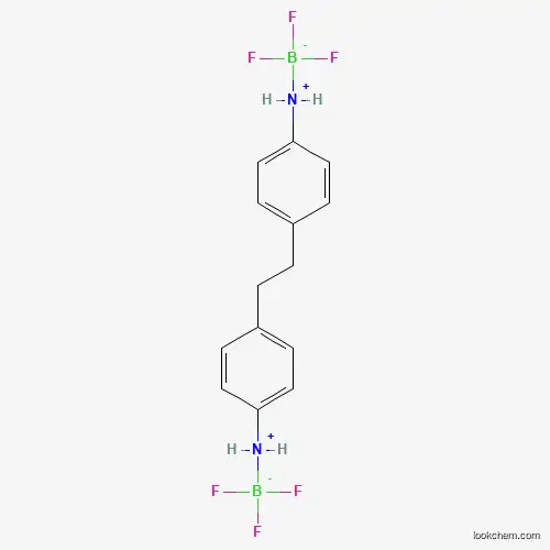 Molecular Structure of 1894-35-5 (Trifluoro-[[4-[2-[4-(trifluoroboranuidylazaniumyl)phenyl]ethyl]phenyl]azaniumyl]boranuide)