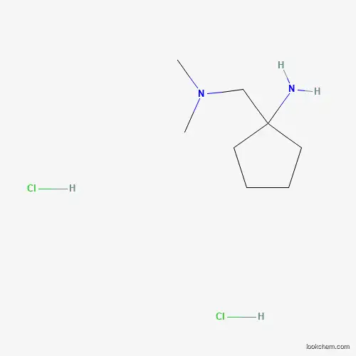 Molecular Structure of 1955541-36-2 (1-[(Dimethylamino)methyl]cyclopentan-1-amine dihydrochloride)