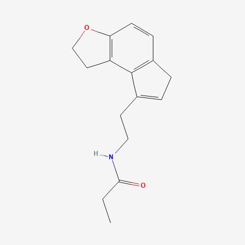 Molecular Structure of 196597-30-5 (Propanamide, N-[2-(1,6-dihydro-2H-indeno[5,4-b]furan-8-yl)ethyl]-)