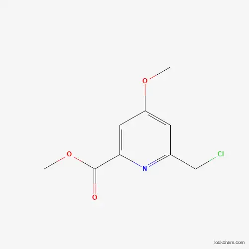 Molecular Structure of 211379-67-8 (Methyl 6-(chloromethyl)-4-methoxypyridine-2-carboxylate)