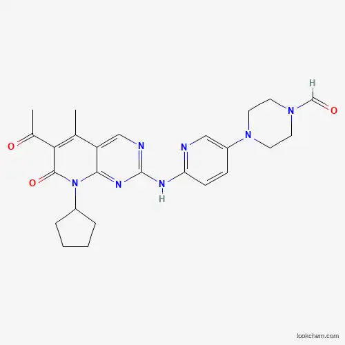 4-(6-((6-acetyl-8-cyclopentyl-5-methyl-7-oxo-7,8-dihydropyrido[2,3-d]pyrimidin-2-yl)amino)pyridin-3-yl)piperazine-1-carbaldehyde