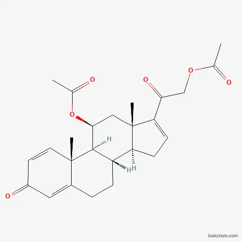 2-((8S,9S,10R,11S,13S,14S)-11-acetoxy-10,13-dimethyl-3-oxo-6,7,8,9,10,11,12,13,14,15-decahydro-3H-cyclopenta[a]phenanthren-17-yl)-2-oxoethyl acetate