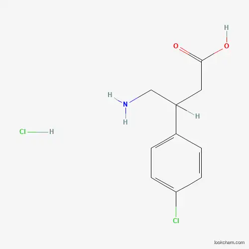 Benzenepropanoic acid, b-(aminomethyl)-4-chloro-, hydrochloride