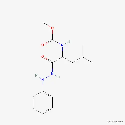 Molecular Structure of 3016-37-3 (ethyl N-[4-methyl-1-oxo-1-(2-phenylhydrazinyl)pentan-2-yl]carbamate)