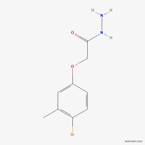 Molecular Structure of 327070-44-0 (2-(4-Bromo-3-methylphenoxy)acetohydrazide)