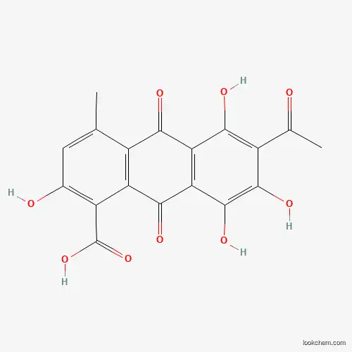 6-acetyl-2,5,7,8-tetrahydroxy-4-methyl-9,10-dioxo-9,10-dihydroanthracene-1-carboxylic acid
