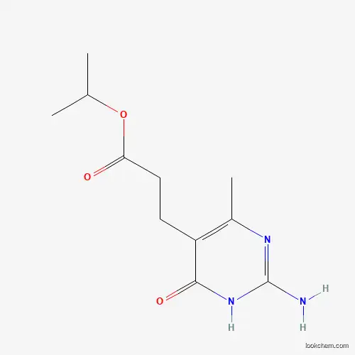 isopropyl 3-(2-amino-4-hydroxy-6-methyl-5-pyrimidinyl)propanoate(SALTDATA: FREE)