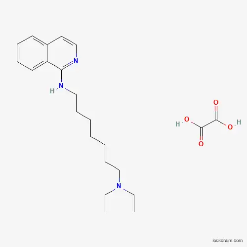 Molecular Structure of 5340-01-2 (Oxalic acid--N~1~,N~1~-diethyl-N~7~-(isoquinolin-1-yl)heptane-1,7-diamine (1/1))