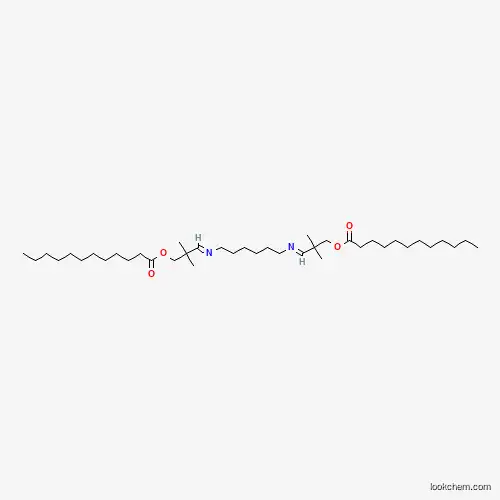 1,6-Bis-((2,2-dimethyl-3-lauroyloxy-propylidene)-amino)hexane