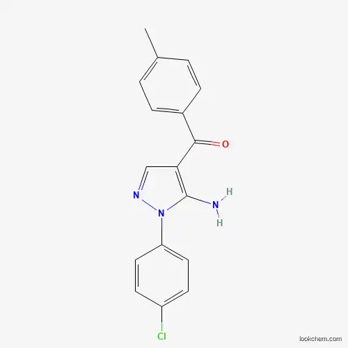 (5-AMINO-1-(4-CHLOROPHENYL)-1H-PYRAZOL-4-YL)(P-TOLYL)METHANONE