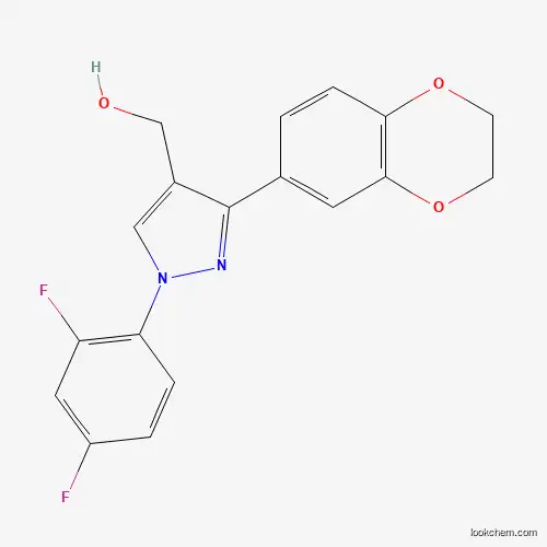 (1-(2,4-DIFLUOROPHENYL)-3-(2,3-DIHYDROBENZO[B][1,4]DIOXIN-7-YL)-1H-PYRAZOL-4-YL)METHANOL