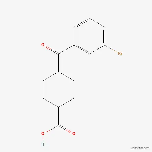 cis-4-(3-Bromobenzoyl)cyclohexane-1-carboxylic acid