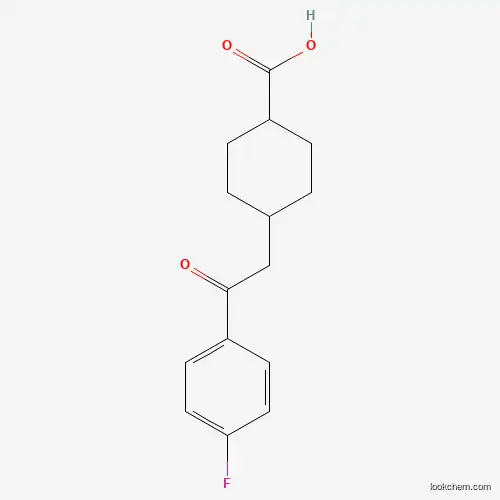 CIS-4-[2-(4-FLUOROPHENYL)-2-OXOETHYL]CYCLOHEXANE-1-CARBOXYLIC ACID