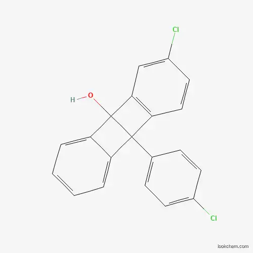 Molecular Structure of 7495-16-1 (4-Chloro-8-(4-chlorophenyl)tetracyclo[6.6.0.02,7.09,14]tetradeca-2(7),3,5,9,11,13-hexaen-1-ol)