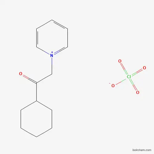 Molecular Structure of 7510-00-1 (1-(2-Cyclohexyl-2-oxoethyl)pyridin-1-ium perchlorate)
