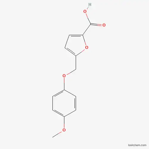 Molecular Structure of 832739-39-6 (5-[(4-Methoxyphenoxy)methyl]furan-2-carboxylic acid)