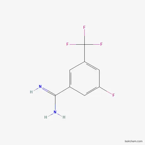 Molecular Structure of 885956-74-1 (3-Fluoro-5-trifluoromethyl-benzamidine)
