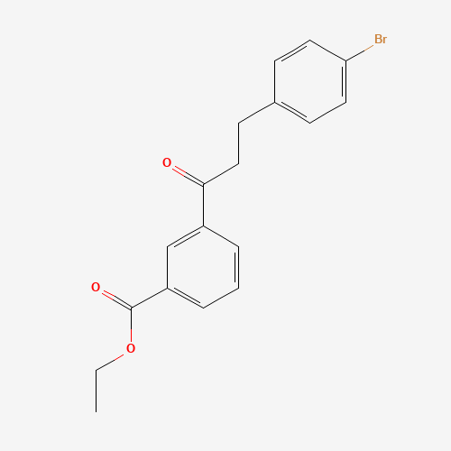 3-(4-BROMOPHENYL)-3'-CARBOETHOXYPROPIOPHENONE