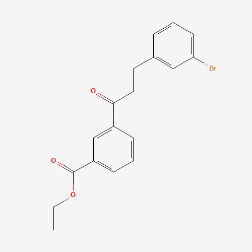 3-(3-BROMOPHENYL)-3'-CARBOETHOXYPROPIOPHENONE