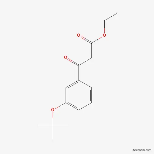 Molecular Structure of 903094-81-5 (Ethyl 3-(3-tert-butoxyphenyl)-3-oxopropanoate)