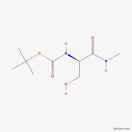 (R)-tert-Butyl 3-hydroxy-1-(methylamino)-1-oxopropan-2-ylcarbamate