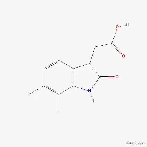 (6,7-dimethyl-2-oxo-2,3-dihydro-1H-indol-3-yl)acetic acid(SALTDATA: FREE)