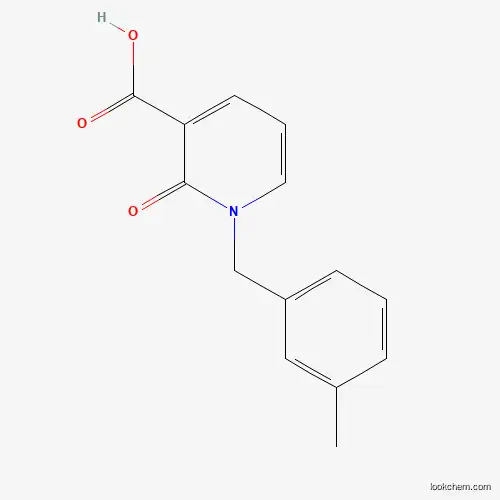 Molecular Structure of 941869-28-9 (1-(3-Methylbenzyl)-2-oxo-1,2-dihydropyridine-3-carboxylic acid)