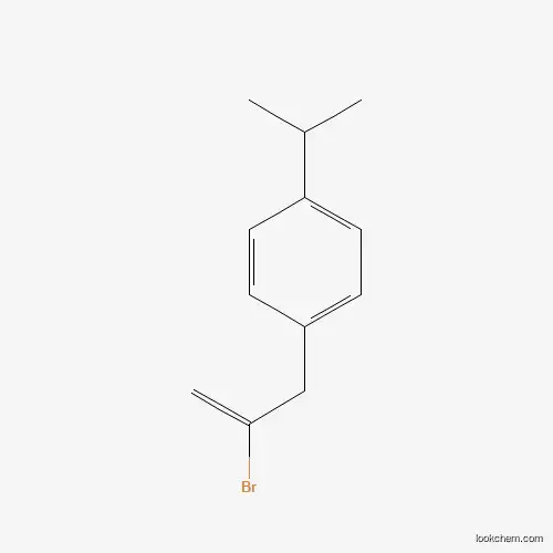 Molecular Structure of 951890-61-2 (2-Bromo-3-(4-isopropylphenyl)-1-propene)
