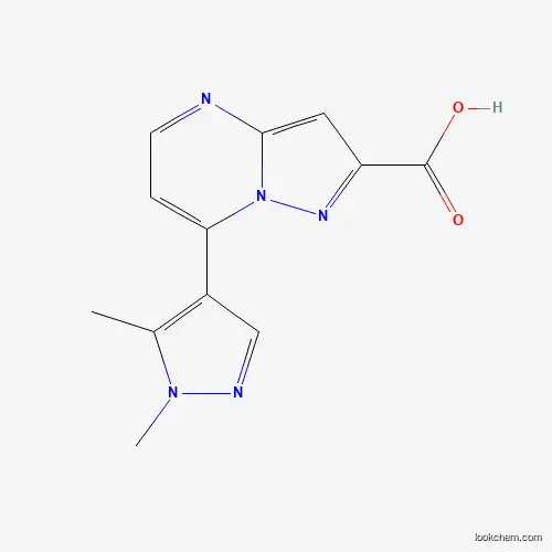 7-(1,5-DIMETHYL-1H-PYRAZOL-4-YL)-PYRAZOLO[1,5-A]-PYRIMIDINE-2-CARBOXYLIC ACID