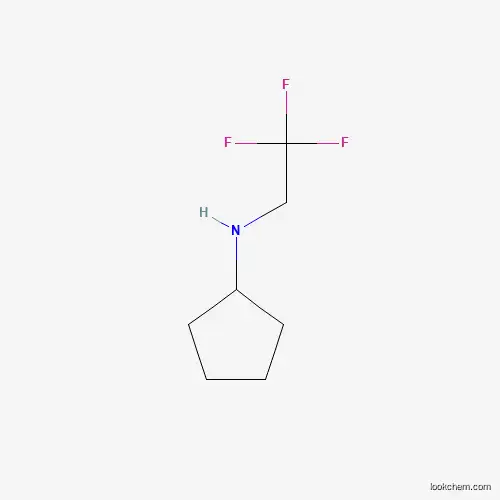 Molecular Structure of 1017024-34-8 (N-(2,2,2-trifluoroethyl)cyclopentanamine)