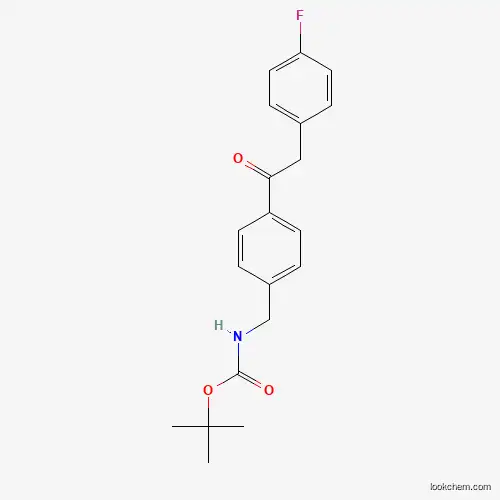 {4-[2-(4-Fluoro-phenyl)-acetyl]-benzyl}-carbamic acid tert-butyl ester