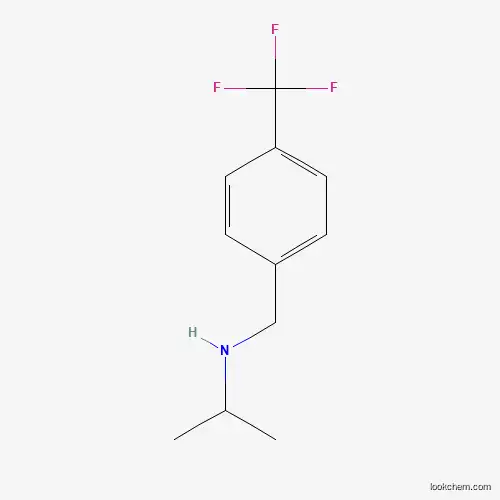 propan-2-yl({[4-(trifluoromethyl)phenyl]methyl})amine