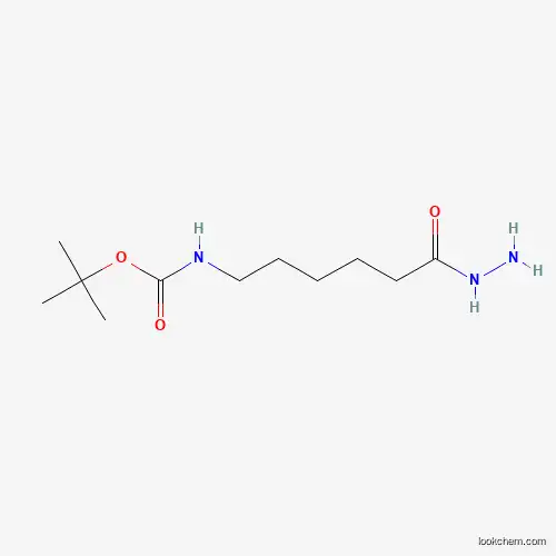 Molecular Structure of 1092291-07-0 (Tert-butyl (6-hydrazino-6-oxohexyl)carbamate)