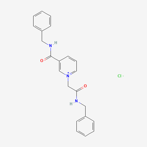 3-BENZYLCARBAMOYL-1-(BENZYLCARBAMOYLMETHYL)PYRIDINIUM CHLORIDE
