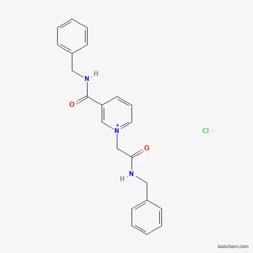 Molecular Structure of 113061-27-1 (1-[2-(Benzylamino)-2-oxoethyl]-3-(benzylcarbamoyl)pyridin-1-ium chloride)