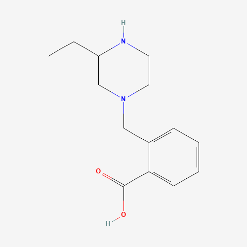 1-(2-carboxyphenyl methyl)-3-ethyl-piperazine