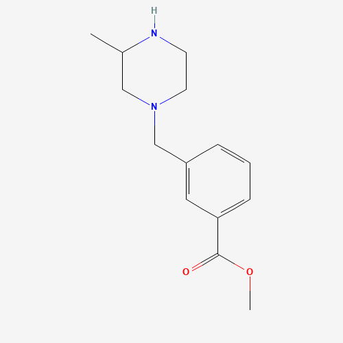methyl 3-((3-methylpiperazin-1-yl)methyl) benzoate