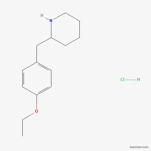 Molecular Structure of 1172745-81-1 (2-(4-Ethoxy-benzyl)-piperidine hydrochloride)