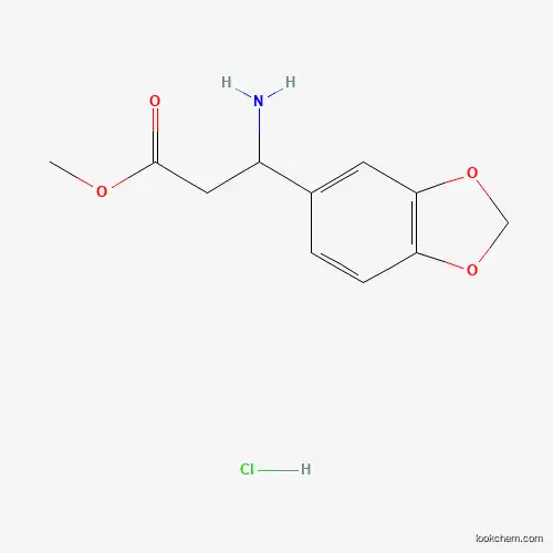 Methyl 3-amino-3-(benzo[d][1,3]dioxol-5-yl)propanoate hydrochloride