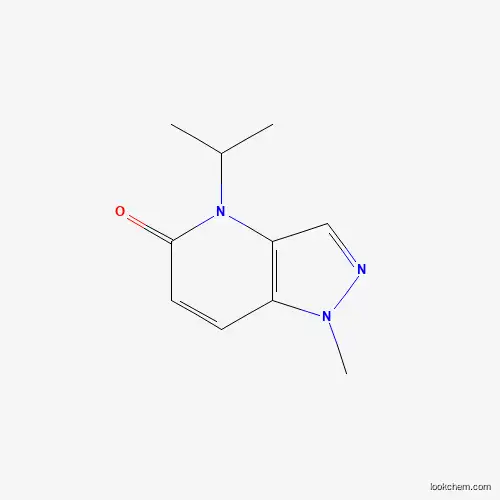 Molecular Structure of 1184920-59-9 (4-isopropyl-1-methyl-1H-pyrazolo[4,3-b]pyridin-5(4H)-one)