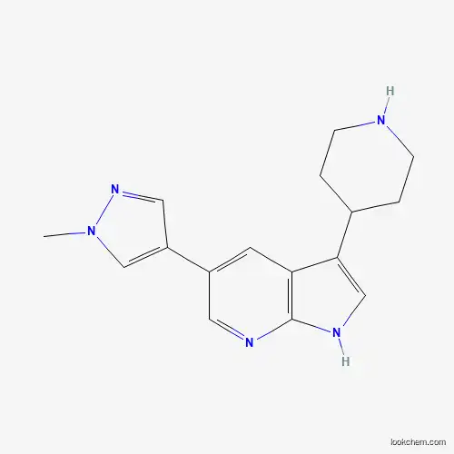 5-(1-Methyl-1h-pyrazol-4-yl)-3-(piperidin-4-yl)-1h-pyrrolo[2,3-b]pyridine