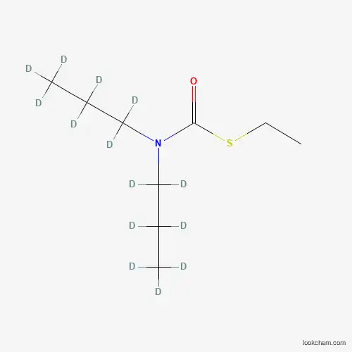 Molecular Structure of 1219794-88-3 (S-Ethyl dipropylthiocarbamate-d14)