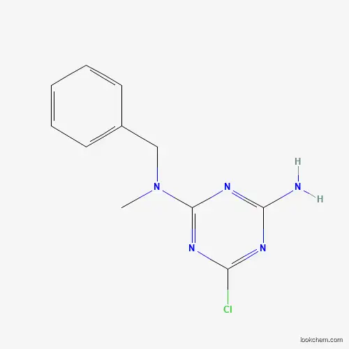 Molecular Structure of 1219971-85-3 (N2-Benzyl-6-chloro-N2-methyl-1,3,5-triazine-2,4-diamine)