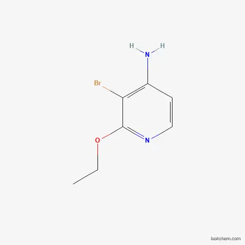 Molecular Structure of 1232433-25-8 (3-Bromo-2-ethoxypyridin-4-amine)