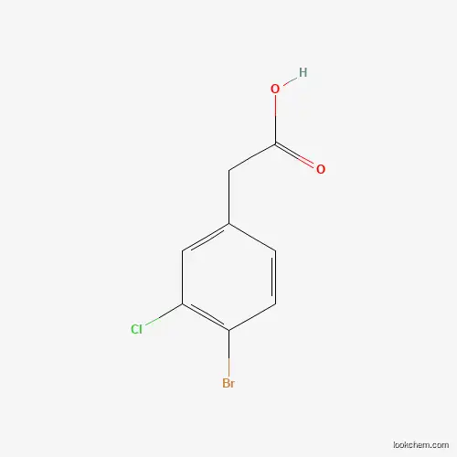 4-Bromo-3-chlorobenzeneacetic acid cas no. 1261643-24-6 98%