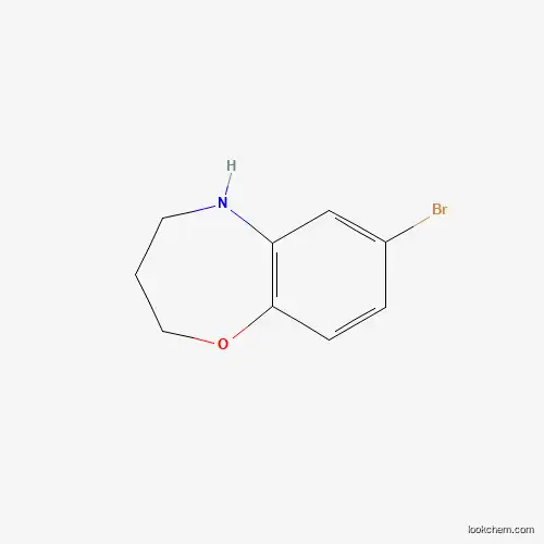 Molecular Structure of 1268111-65-4 (7-Bromo-2,3,4,5-tetrahydro-1,5-benzoxazepine)