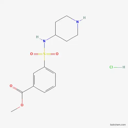 Methyl 3-[(piperidin-4-yl)sulfamoyl]benzoate hydrochloride