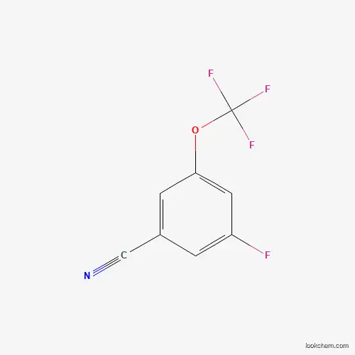 Molecular Structure of 1352999-93-9 (3-Fluoro-5-(trifluoromethoxy)benzonitrile)