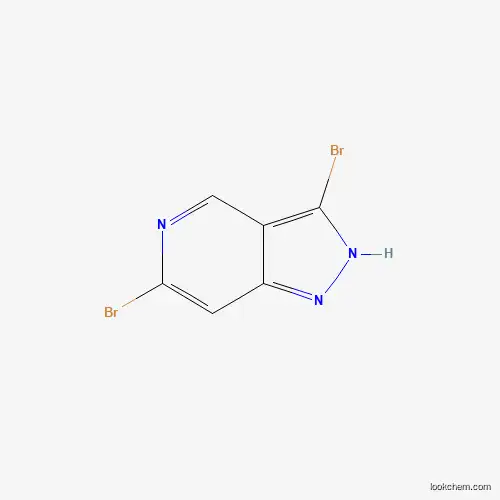 Molecular Structure of 1357946-34-9 (3,6-Dibromo-1H-pyrazolo[4,3-c]pyridine)